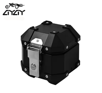 Boîte de rangement portable en alliage d'aluminium de 5 L pour moto, compatible avec les véhicules électriques