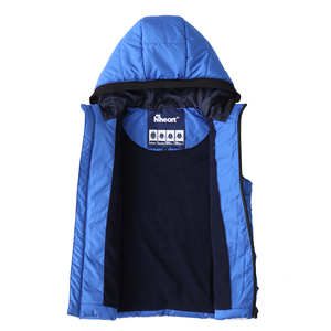 Veste matelassée à capuche d'hiver pour garçons Imperméable et respirante Gilet rembourré Coupe-vent pour enfants Vêtements d'extérieur - Product Image 2