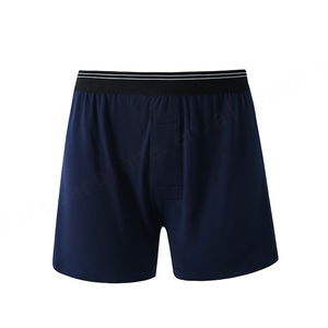 Logotipo personalizado Nuevo y elegante 95 algodón Tiro medio Tamaño completo Color liso Bragas para hombre Pantalones cortos largos sueltos de alta calidad - Product Image 6