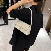 Sac à bandoulière décontracté en PU pour femme, style coréen, motif pierre, nouvelle collection, sacs à main tendance, personnalisation en gros usine