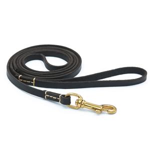 Best Sell Strong Dog Leash Durable Rope Cowhide Leather with Brass Hook Leather <b>Pet</b> Leash - Product Image 4