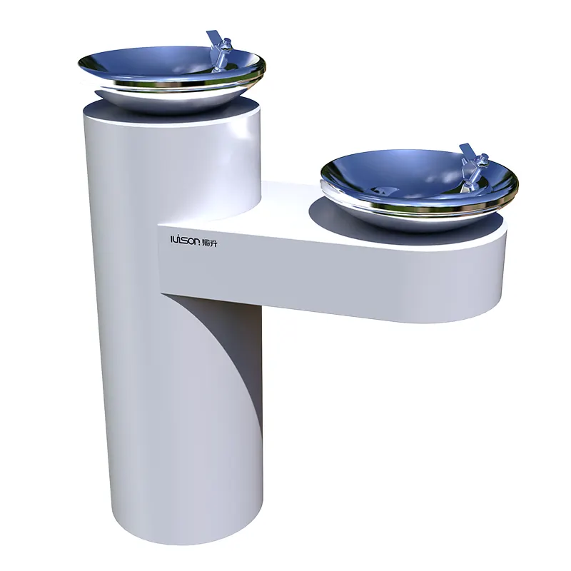 IUISON Factory Supply Outdoor Commercial Direct Drinking Water Upright Drinking Fountain For Park Stadium