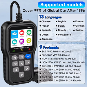 WOHEFU OBDII Scanner Check Engine System Leitor de Código <span class=keywords><strong>Multi</strong></span>-idioma Limpar/Apagar Códigos <span class=keywords><strong>Tester</strong></span> Bateria OBD2 Car Diagnostic Tool - Product Image 4