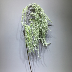 Nueva llegada plantas colgantes artificiales plástico verde sauces llorones rama <span class=keywords><strong>de</strong></span> árbol para la decoración interior del banquete <span class=keywords><strong>de</strong></span> boda - Product Image 3