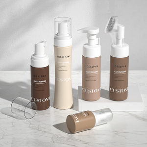 50ml 180ml 250ml PE Plastic <strong>Foam</strong> <strong>Pump</strong> Brush Bottle and 100ml <strong>Foam</strong> <strong>Pump</strong> Bottle for Facial Cleanser - Product Image 1