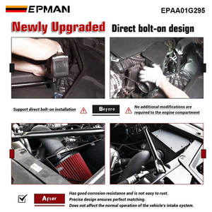 Kit d'admission d'<span class=keywords><strong>air</strong></span> froid EPMAN avec <span class=keywords><strong>filtre</strong></span> et bouclier thermique pour BMW F10/F11 520i/528i 2.0L N20 2012-2018 EPAA01G295 - Product Image 5