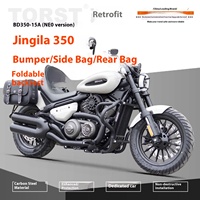 Pour Benda Chinchilla 350Neo Version pliable BD350-15Aneo sac latéral systèmes de carrosserie de moto comprenant le support de queue de dossier de pare-chocs