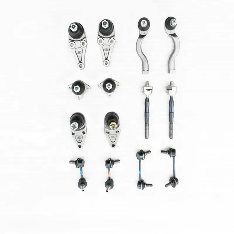 Car Suspension Parts Susp Stabilizer Link Bar Steering Tie Rod Set For Mitsubishi Montero Pajero V63 V73 V93 MR508135 Ball Joint