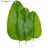 Feuilles artificielles d'oiseau de paradis suspendues à longue tige pour vase, en PE, haute qualité, haute simulation, pour décoration maison, mariage, fête