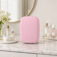 Mini-réfrigérateur de nouvelle conception, réfrigérateur à maquillage 4L pour boissons (6 canettes) et soins de la peau, petit réfrigérateur de beauté