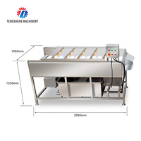 Hoge Kwaliteit Groente En Fruit Wasmachine Aardappel Tomaat Wortel Gember Fruit Wasmachine