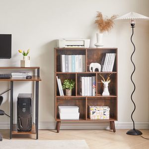 Mini librería de diseño moderno Librería de <span class=keywords><strong>3</strong></span> estantes con estantes ajustables - Product Image 5