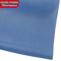 Rollo jumbo de tela no tejida, 45 GSM, 100% polipropileno, spunbond + meltblown, material textil médico SMS smms smmms