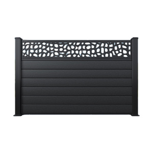 Clôture de confidentialité Maison décorative en aluminium Wpc Clôture de jardin et portails <span class=keywords><strong>pour</strong></span> cour Panneaux de clôture extérieurs Écrans décoratifs en Wpc - Product Image 3