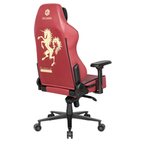 Chaise de jeu exécutive réglable ergonomique pour filles, pivotante en cuir à armature métallique de haute qualité, grande et grande taille