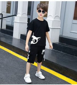 Hot Sale Wholesale New Style Children <b>Clothes</b> Clothing Sets Tshirt Logo Printing and Pants <b>Turkey</b> - Product Image 4