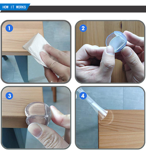 赤ちゃん用コーナープロテクター-クリアコーナープロテクター、家具コーナーガード & エッジセーフティバンパー - Product Image 5