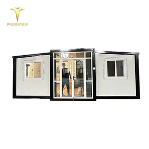 Coffee Shop Supplier 20ft 40 Foot Expandable Container House 2 Bedroom With Staircase