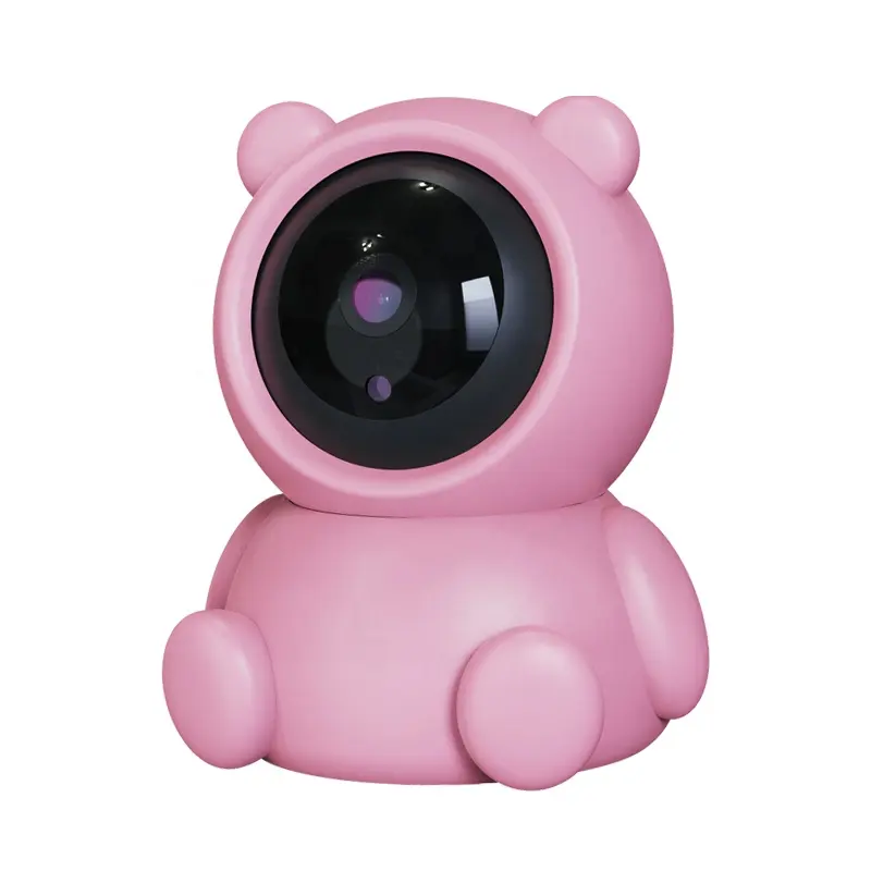 Little Pink Bear Video Camera Wifi HD Monitor Mobile Tracking Smart Home Network Security Camera
