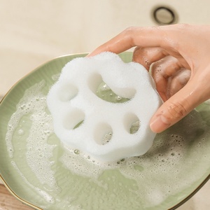 Lot de 2 éponges de nettoyage réutilisables en forme de patte de chat pour la vaisselle, la cuisine et le nettoyage domestique - Product Image 6