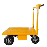 Chariot à palettes électrique pliable à quatre roues avec certification CE, logistique d'entrepôt et manutention de matériaux, capacité de charge 1000 kg