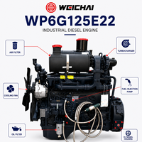 Mesin Diesel Industri Kecil SCDC Weichai Seri WP6G WP6G125E22 92kW untuk Pompa Irigasi, Pompa Pemadam Kebakaran, Pompa Transfer Air