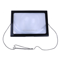 New Creative Desk Magnifier Magnifying Glass for Reading Large Full Page Magnifier with Ultra-Bright LED Lights