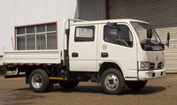 Camion de fret Dongfeng 4X2 à double cabine Euro3 95 ch 5 tonnes pour l'exportation