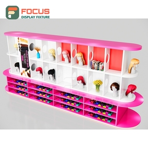 Estante de exhibición de pelucas montado en la pared, estantería de varios niveles que ahorra espacio, unidad vertical para exhibición de pelucas en tiendas. - Product Image 4