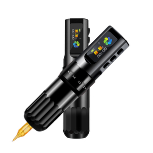 Máquina de Tatuaje Inalámbrica Recargable con Pantalla LED, Pluma de Tatuaje con Batería de 200 mAh para Uso en Arte Corporal - Product Image 2