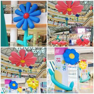 โรงงานโฆษณาโดยตรงดอกไม้สีชมพูพองดอกไม้ประดิษฐ์สําหรับตกแต่งกลางแจ้ง - Product Image 4