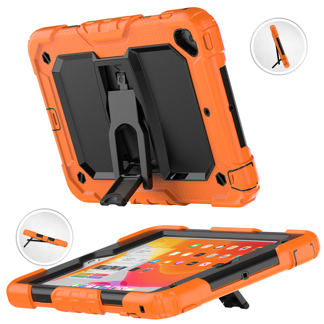 Factory Price Heavy Duty case for iPad Mini 4/5th 7.9 Inch Shockproof Rugged Hybrid Hard Plastic Bumper Kickstand Kids Cover