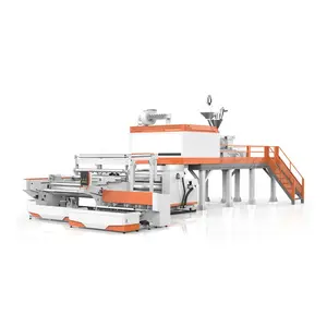 LLDPE ABC/ACBCA Multi Layer 1500mm Width Stretch Cling Film Casting Extrusion Making Machine