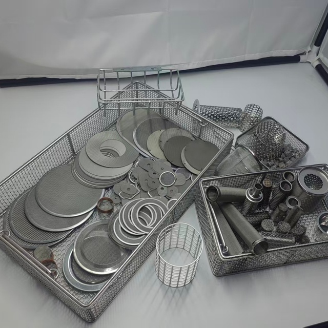 Factory Supply Customized Size 100 150 300 400 500 Micron Stainless Steel Wire Mesh Screen Cylinder Filter Mesh Tube