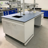 Encimeras de laboratorio de resina fenólica HPL con superficie mate Polybett
