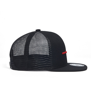 Full Custom Logo Hat Black Plain Hip Hop <b>Flat</b> Bill <b>Caps</b> <b>Mens</b> 6 Panel Cotton Embroider Snap Back <b>Cap</b> Promotion Gifts - Product Image 2