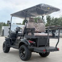 Voiturette de golf électrique certifiée CE de haute qualité Sièges confortables Batterie de buggy extérieure Produit en nouvel état
