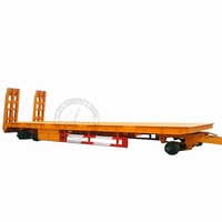 Remorque agricole, barre de remorquage, remorque plate complète, semi-remorque de transport de conteneurs à vendre