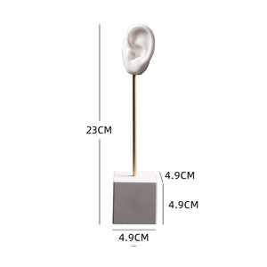 Khung trưng bày bông tai kim loại, khung silicon trắng, khung trưng bày quầy cửa hàng, đạo cụ trưng bày, giá đỡ trưng bày trang sức - Product Image 4