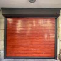 Portes de garage en aluminium de haute qualité, modernes, automatiques, à enroulement, étanches, antivol, finies, très vendues