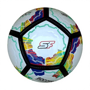 Nouveau design de ballon de football en cuir PVC PU taille 5 du fabricant ballons de football cousus à la machine pour l'entraînement - Product Image 1