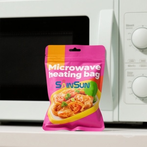 Bolsa de Plástico de Alta Calidad, Apta para Alimentos, Sellable, Apta para Calentar en Microondas, con Cierre de Seguridad, para Palomitas, Leche, Fideos - Product Image 2