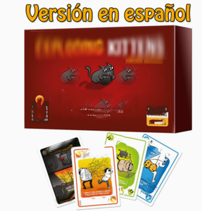 YY Exploding Kittens en Español, Juego de Mesa Educativo Portátil de Papel para Fiestas Familiares, Adultos y Niños - Product Image 6