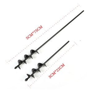 Xoắn Ốc Vườn Trái Đất Đào Lỗ Đất Auger Khoan Bits Để Trồng Hoa Bóng Đèn Rau Trồng Trong Chậu Trái Cây Phân Bón Cấy Ghép - Product Image 2