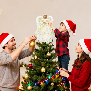 Decorazione Natalizia Best Seller: Stella Luminosa per Albero di <span class=keywords><strong>Natale</strong></span>, Figurina Decorativa per Scenografie Festive - Product Image 2