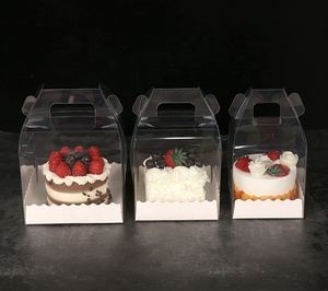 Hộp Đựng Bánh Trong Suốt Bằng Nhựa PET Hộp Giấy Bọc Trong Suốt Cho Cuộn Bánh Donut Bánh Ngọt Bánh Cupcake Đóng Gói - Product Image 6