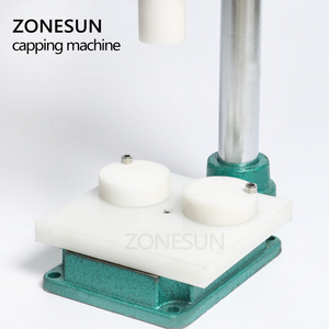 ZONESUN pneumatique parfum sertissage Machine capsuleuse bouchon en métal presse Machine bouchon Machine d'étanchéité parfum sertisseuse scellant - Product Image 3