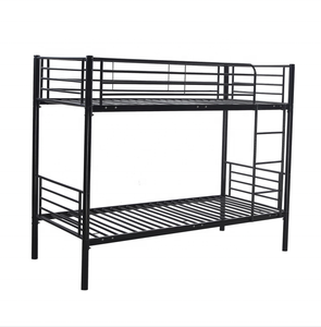 Ouvrier scolaire hôpital dortoir facile à installer métal Stable argent lit superposé pour adultes étudiants lit en acier - Product Image 3