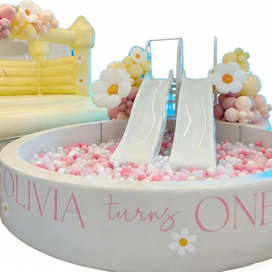 Douerfei - Piscina de Pelotas de Espuma de Grado Comercial, Tobogán Grande y Suave para Niños, Alquiler de Equipos para Fiestas <span class=keywords><strong>Infantiles</strong></span>, Entretenimiento para <span class=keywords><strong>Eventos</strong></span> de Cumpleaños de Niños Pequeños - Product Image 1