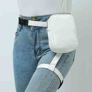 Fashion Waist Leg Bag Ladies Leather Running Waterproof Leg <b>Harness</b> Thigh Fanny Pack - Product Image 3